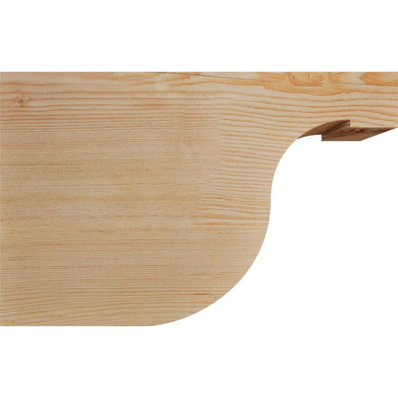 Queue de chevron lisse Del Monte, Sapin de Douglas, H 12 po x l 3 1/2 po x L 18 po