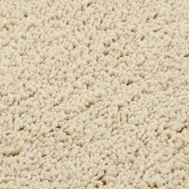 Adelean Solid Colour Shag Area Rug, Rectangle 80 x 150cm