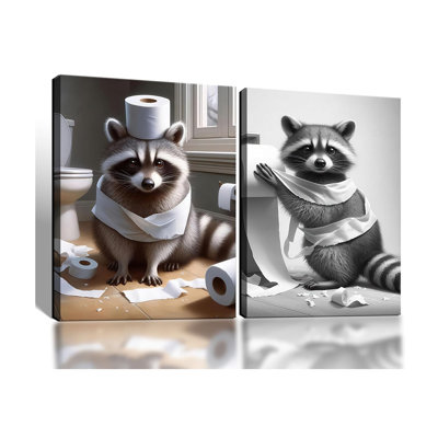 2 Piece Wrapped Canvas Wall Art