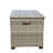 Wicker Patio Furniture Storage Box (Grey )