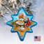 Holiday 4'' Handmade Glass Holiday Shaped Ornament