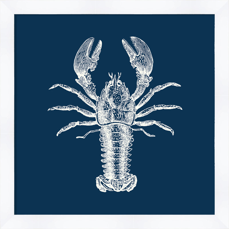 " Lobster In Blue Reverse "