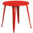 Duluth 30'' Round Metal Indoor-Outdoor Table Set with 2 Arm Chairs-24678687-24678682