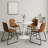 Faux Leather Upholstered Metal Side Chair-64827203