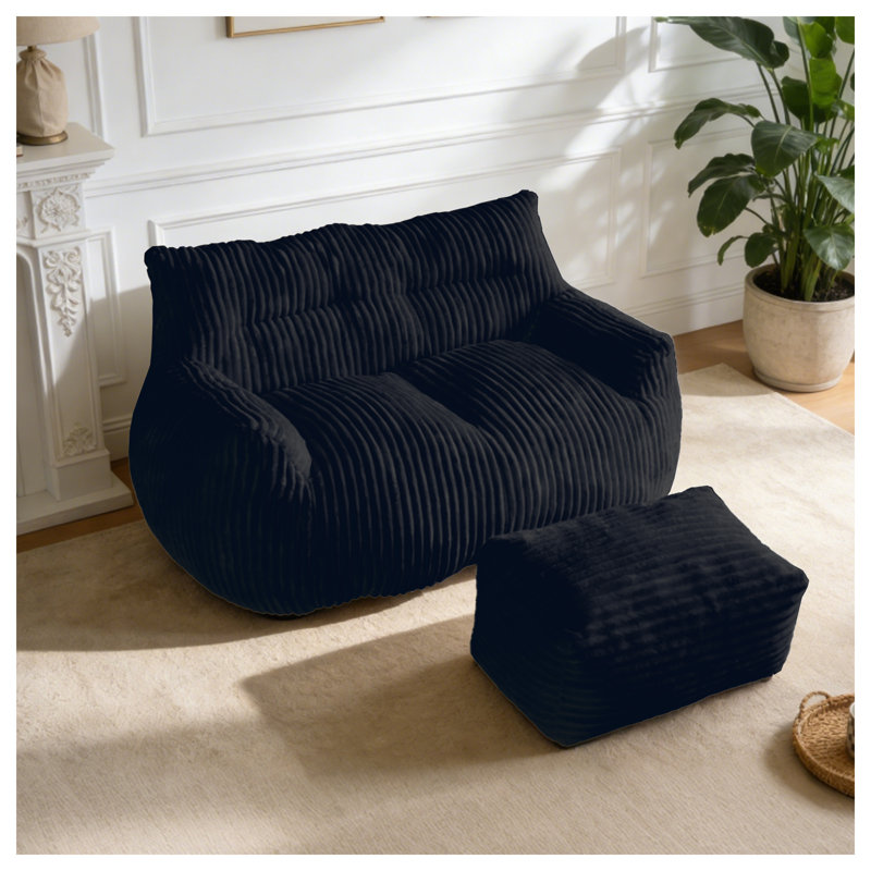 Bean Bag Chair, Black