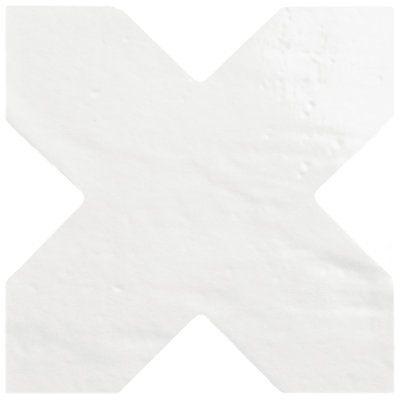 Argile Cross 7 In. X 7 In. Porcelain Floor And Wall Tile