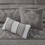 Ensemble d'édredon 7 pièces jacquard gris