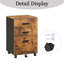 Classeur 3 tiroirs, classeur sous le bureau en bois, support d'imprimante avec roulettes pour bureau personnel-1896328097