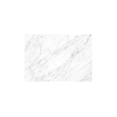 31" Single Bathroom Vanity Top in Carrara
