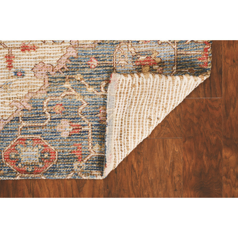 Gloucester Oriental Area Rug, Rectangle 3'3" x 5'3", Blue/Red