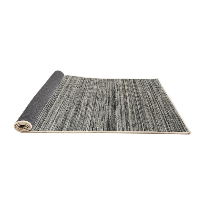 Tapis gris zone contemporaine, Rond 7 pi