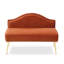 Causeuse en velours 46,5 po-76830075