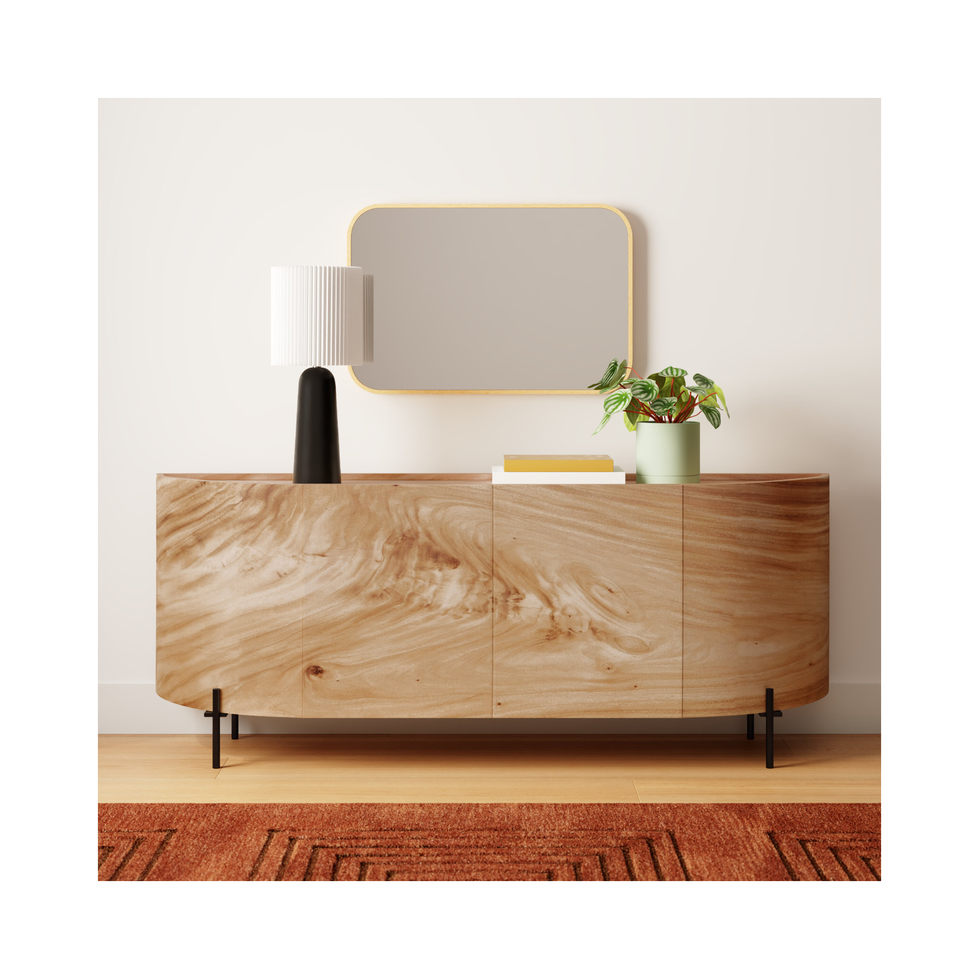 Dullingham 77'' Sideboard, Gold