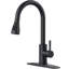 High Arc Single Handle Kitchen Faucet with Pull Down Sprayer, Stainless Steel, Fits 1 or 3 Holes, Ideal for Farmhouse RV Laundry Bar-125139719