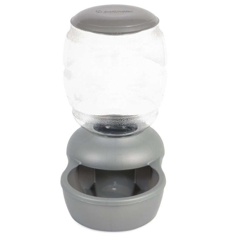 Small Pearl Silver Gray Automatic Pet Feeder
