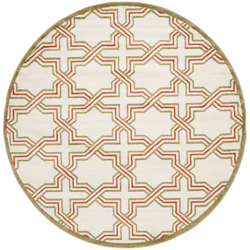 Thornbury Performance Geometric Rug, Round 7'