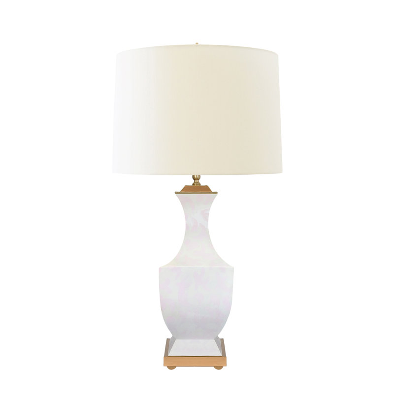 Gina Table Lamp, Light Pink