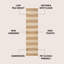 Zemple Rustic Farmhouse Woven Jute Stripe Natural/Bleach Rug-1138771181