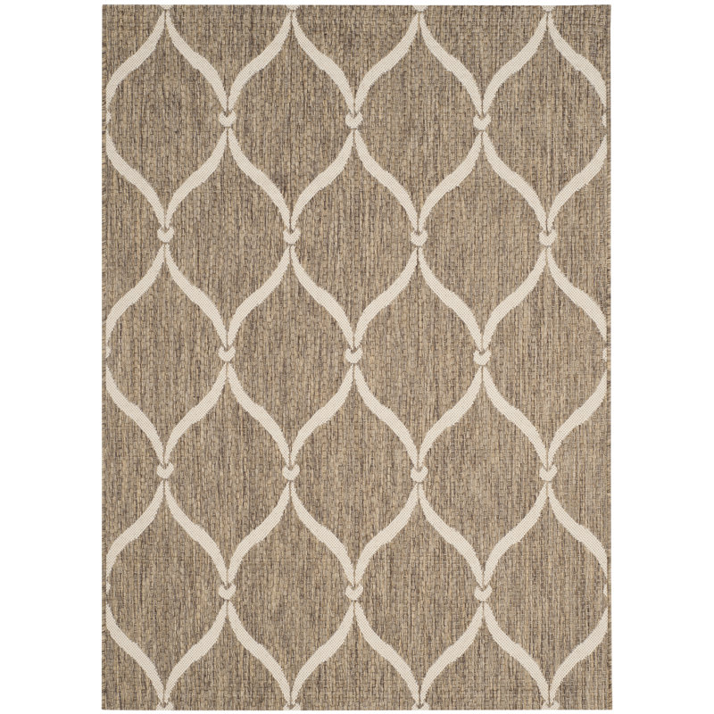 Coroghon Performance Geometric Indoor/Outdoor Area Rug, Rectangle 4' x 5'7"