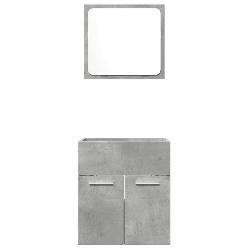 Aricia Bathroom Furniture Suite, Concrete Grey
