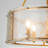 Jairdan 5 - Light Dimmable Matte Black Drum Chandelier-731802093