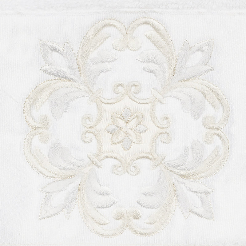 ALYSSA 3 Piece Turkish Cotton Towel Set, White