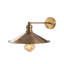 Lampe murale moderne moderne, finition cuivre, 11,8 x 17,7 x 7,1 pouces | Corps en métal, douille E27 (40 W maximum) | Design scandinave élégant, classé IP20 | Parfait pour le salon, la chambre à coucher ou le bureau, solution d'éclairage élégante et fonctionnelle