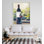 «Wine II» par East Coast Licensing, impression de peinture de vin, art mural de bouteille de vin rouge, décoration murale de salle à manger, art mural de table de cuisine