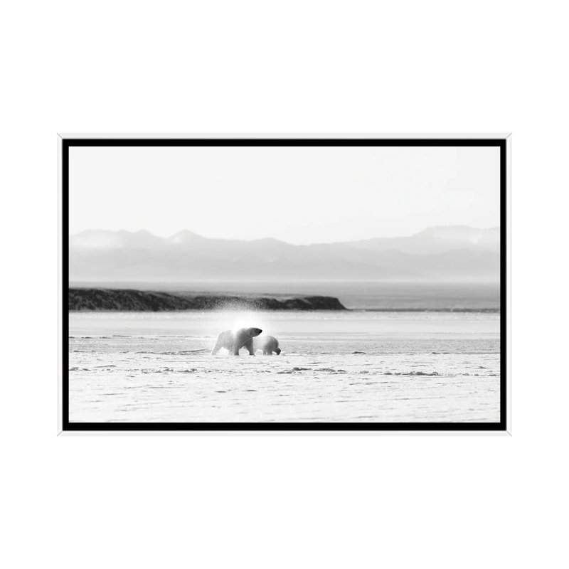 Shake by Eiji Itoyama - Floater Frame Print on Canvas