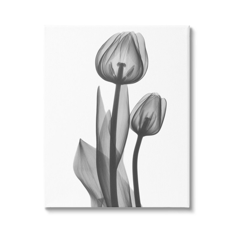 Art contemporain sur toile Tulip par Albert Koetsier, H 20 po x l 16 po x P 1,5 po