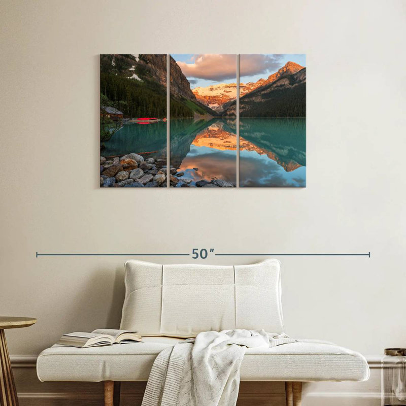 Alvord Lake Louise et les Rocheuses canadiennes, H 24 po x l 38 po