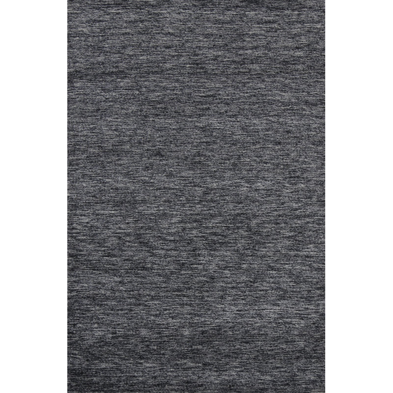 Tapis contemporain en laine noué à la main 4 pi x 6 po rectangulaire 3 pi 1 po x 6 pi