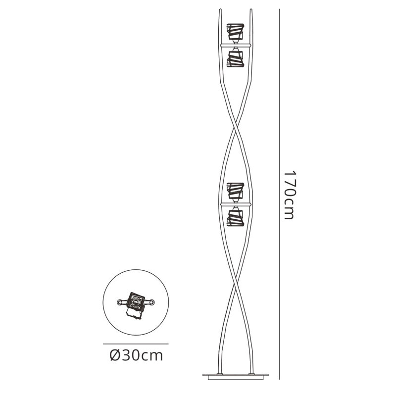 Aynor 170cm Novelty Floor Lamp