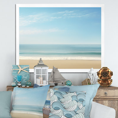 «Coastal Hush Dreaming Beach Sand II», reproduction sur toile