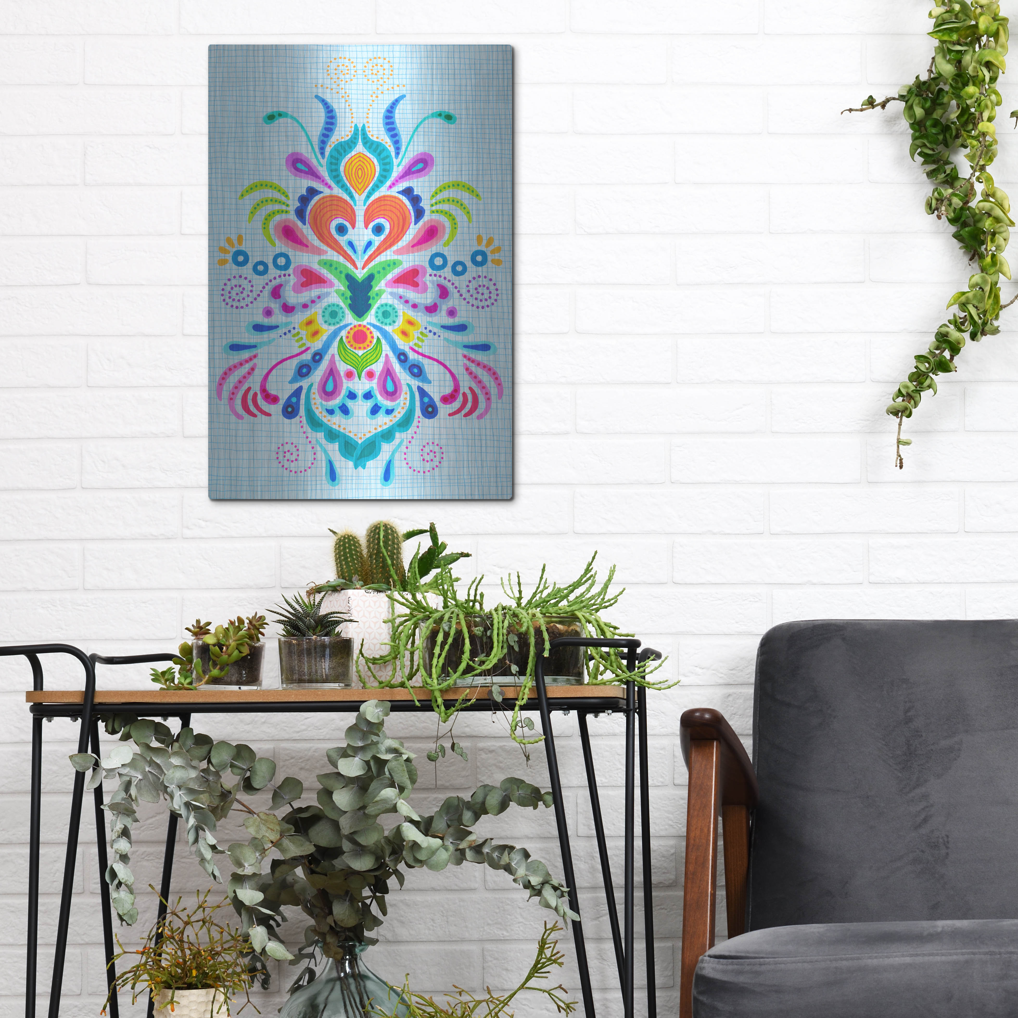 Red Barrel Studio 'Kurbit Blues' by Hello Angel Metal Wall Art ...