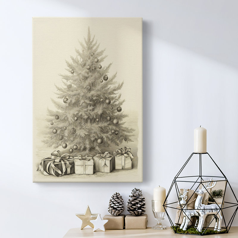 Art des Fêtes de Noël - Toile tendue avec châssis CDLxxxvii, H 48 po x l 32 po