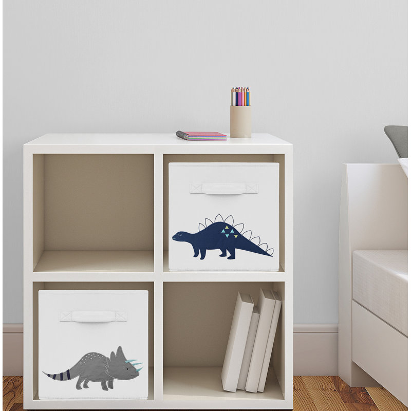 Cube de rangement en tissu dinosaur