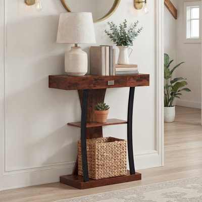 Table de type console à un tiroir Amett