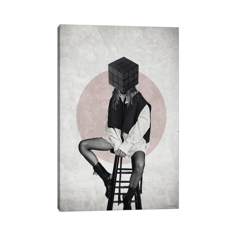 Cube 1 Piece Wrapped Canvas Wall Art, 66.04 cm H x 45.72 cm W x 1.91 cm D