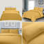 luxury Microfiber Satin Stripe Duvet cover set with 2 pillow cases -118831587-118831585