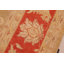 Tapis vert / rouge en laine noué à la main 8 pi 2 po x 10 pi 1 po Abbigail Southwestern