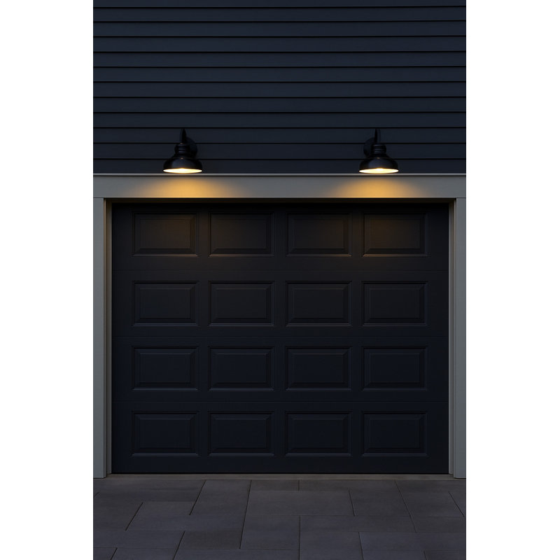Marselia Aluminum Wall Light, Gloss Black