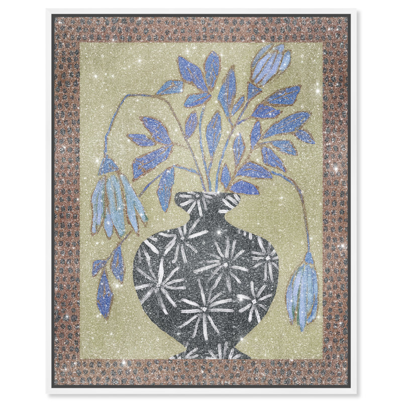 Rust & Sage Still Life Print by Oliver Gal, 46"H x 37"W, White Floater Frame