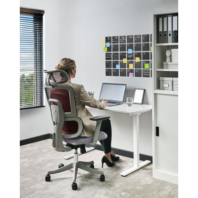 ALLY Polyester Blend Office Chair with Headrest