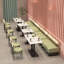 Banc de rangement pour restaurant
