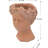 D6X9" Visage Head Bust Planter For Patio Backyard, Brown-1455164752