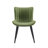 Heitger Faux Leather Upholstered Side Chairs Modern Wingback Dining Chairs with Metal Legs-1344348137