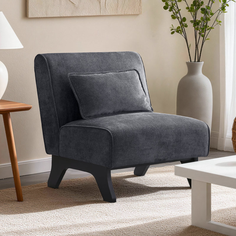 Upholstered Accent Chair, Grey