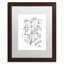 « simple fleur doodle », impression sur toile encadrée-70583037-19607759-19607758