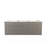 Salena Beige Fabric & Gray Wicker Patio Sofa W/2 Pillows & 2 Ottomans